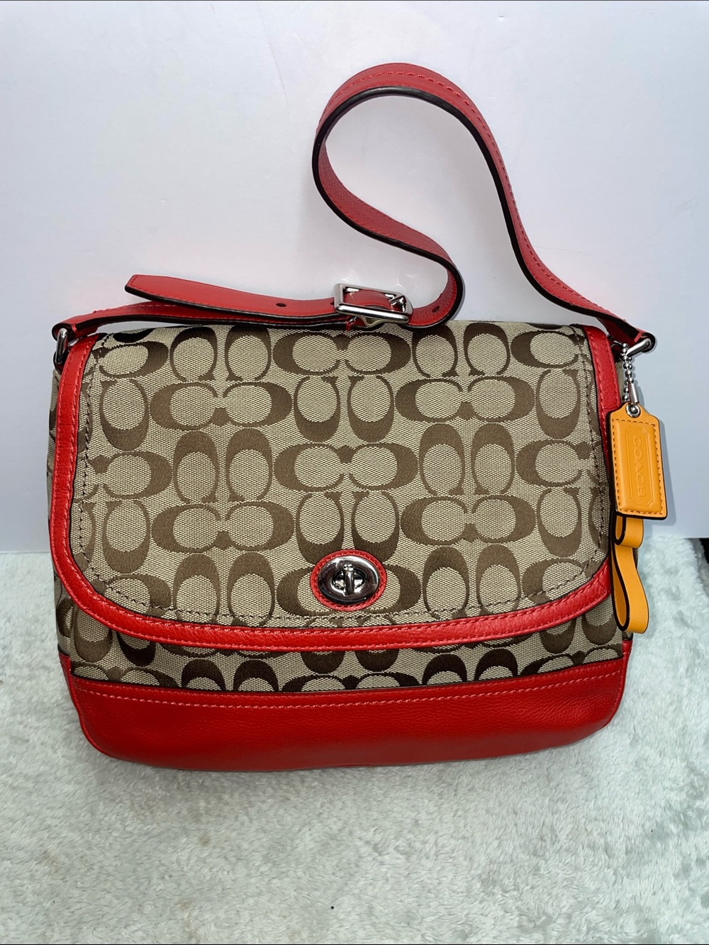 Coach ‘Park’ Signature Flap Hobo